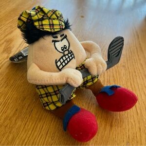 Silly Slammers Sports Angry Golfer McDuff
Plush Beanbag 7" w/tags